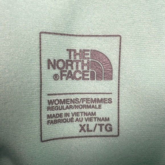 The North Face Hoodie Fleece Lined Sweatshirt Casual Pocket Teal XL - Picture 10 of 11